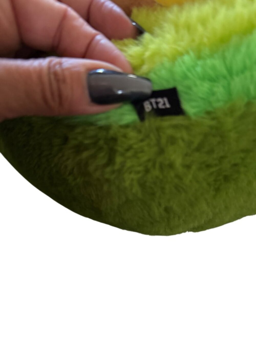 BT21 Shooky & Cooky Double Sided Avocado-Shaped Plush Toy With Reversible Faces - Picture 5 of 8